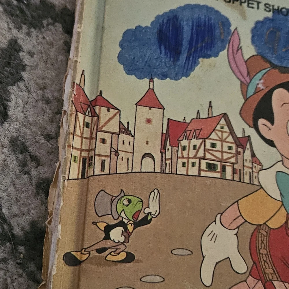 Vintage 1960s Disney Pinocchio And‎ Donald Duck Books 3 Piece